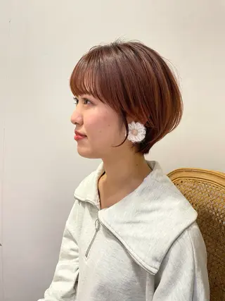 カラー 江田 彩那のヘアスタイル