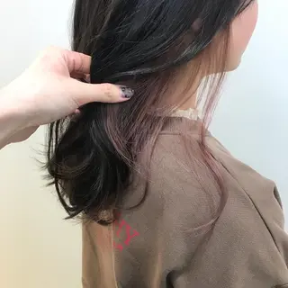 ロング カラー riho/レイヤー/ ハイトーン/ブリーチのヘアスタイル