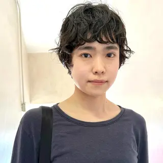ショート パーマ 坂本 裕介のヘアスタイル