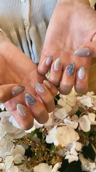 ネイル crystal ⭐︎ colorのネイルデザイン