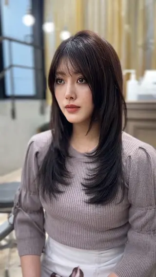 ロング カラー 美髪/レイヤー 表参道/ヒロキのヘアスタイル