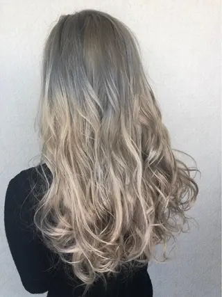 セミロング カラー EARTH検見川浜 鈴木学のヘアスタイル