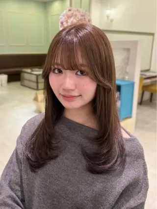 ロング カラー asuka‪‪‎🤍 Lita 4Fのヘアスタイル