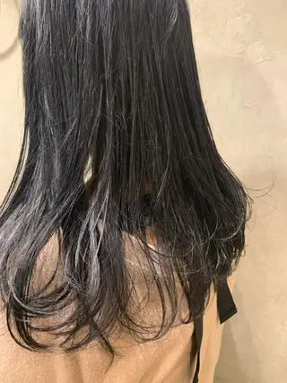 ロング カラー ヘアアレンジ ボブパーマコテ巻き風 パーマNo1深江秀平のヘアスタイル