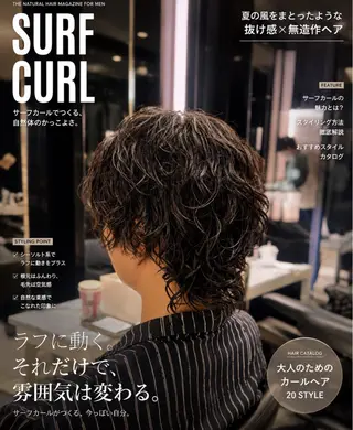 ミディアム メンズ 🇺🇸サーフカール メンズ特化ren🎸のヘアスタイル