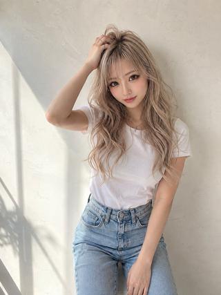 セミロング カラー ヘアアレンジ onono セキケイタのヘアスタイル