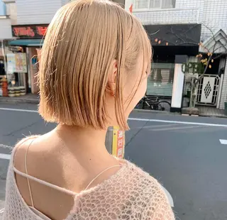 ショート カラー パーマ ヘアアレンジ 西山梨々【5/1〜 復帰致します🌼】のヘアスタイル