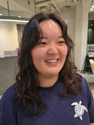 ロング 柏Perm/UC HIBORINAMIのヘアスタイル