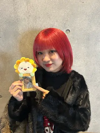 ミディアム カラー 韓国レイヤー kira🌛のヘアスタイル