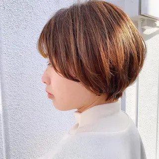 ショート カラー 中川 竜誠のヘアスタイル