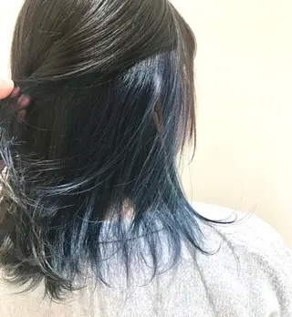 ミディアム 加藤 憂のヘアスタイル