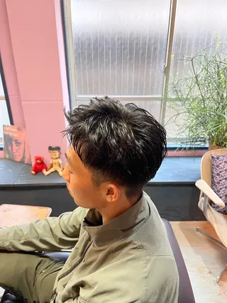ショート メンズ 藤野 海翔のヘアスタイル