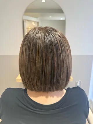 ショート ✨インナーカラー/ ✨ボブ/高梨☁️のヘアスタイル