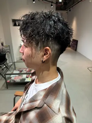ショート パーマ メンズ Mizuki Yajimaのヘアスタイル