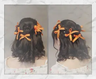 セミロング ヘアアレンジ ヘアセット/着付け 𓇼 まつもと𓇼のその他イメージ