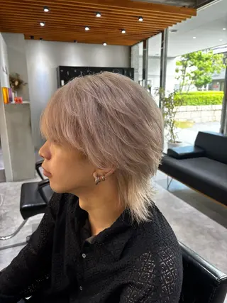 カラー ハイトーン/アレンジ 🎀アオイ🎀のヘアスタイル