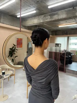 セミロング ヘアアレンジ 髪質改善カラー/ボブ 🌻Mutsumiのヘアスタイル