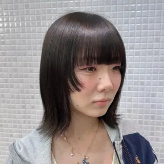 ミディアム カラー 髪質改善・艶髪カラー 🌷miku🌷のヘアスタイル