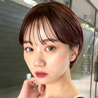 ショート カラー ヘアアレンジ 暖色/レイヤー/ショ ート/hana🌸のヘアスタイル