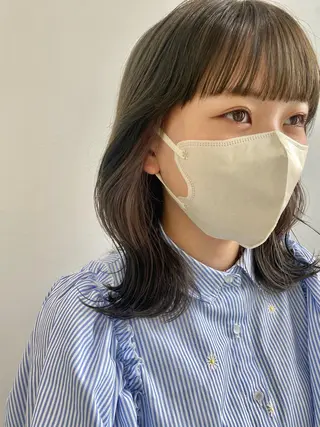 ミディアム ヒラノホナミ 🫧艶髪🫧髪質改善のヘアスタイル