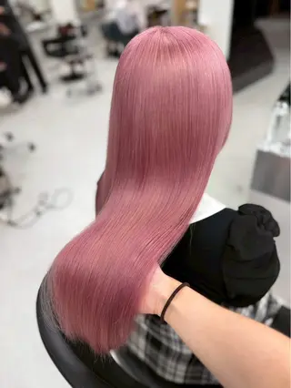 ロング カラー ハイトーンカラー💞 くるみ🎀のヘアスタイル