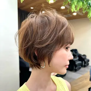 ショート カラー お悩み解決ショート/ 似合わせカット/といのヘアスタイル