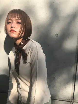 ショート カラー 坂口 功一郎のヘアスタイル
