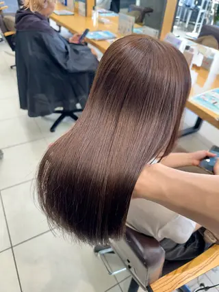 セミロング カラー 💎透明感カラー💎 🌟佐藤壮也🌟のヘアスタイル