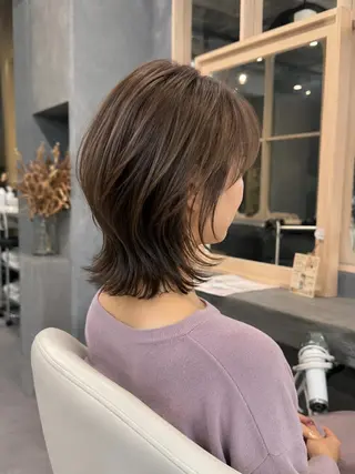 セミロング 脇田 麗乃のヘアスタイル