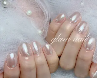 ネイル エツメ💅 長さ出し🎀デザインのネイルデザイン
