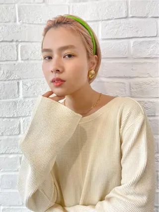 ショート カラー ヘアアレンジ 天神レイヤーカット No.1💖マユカのヘアスタイル