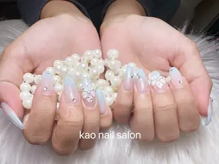 ネイル kao nail マグネット/長さだしのネイルデザイン