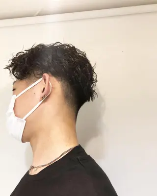 パーマ ヘアアレンジ メンズ メンズ特化✂️栗原 侑也のヘアスタイル