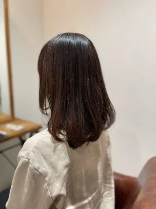 ミディアム 増田 夏季のヘアスタイル