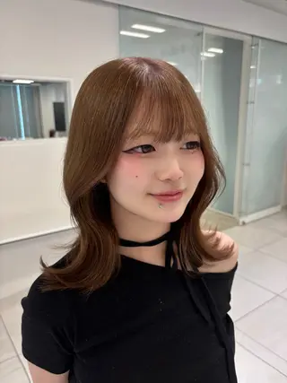 ミディアム 🎀ヘアセット/ 博多美容室ゆうあ🎀のヘアスタイル