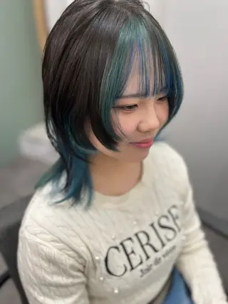 ミディアム 下野 悠也のヘアスタイル