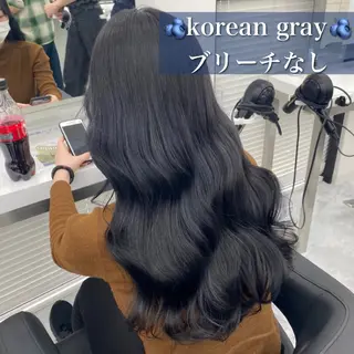セミロング カラー ヘアアレンジ 公式🎠LAND 池袋店🎠のヘアスタイル