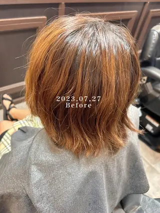 カラー 深野 茜のヘアスタイル