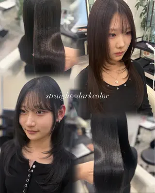ロング カラー 渋谷髪質改善/縮毛 矯正/かすが🪽🫧のヘアスタイル