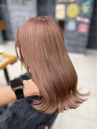 ミディアム カラー 🤎柔らかモテカラー 🌟佐藤壮也🌟のヘアスタイル