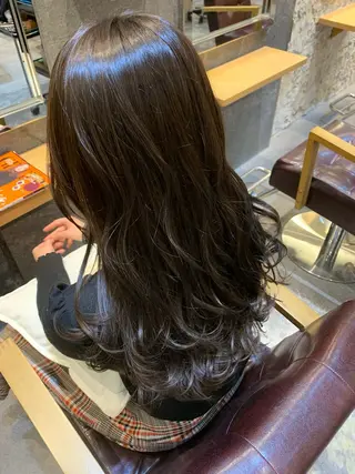 ロング カラー 塚本 昂のヘアスタイル