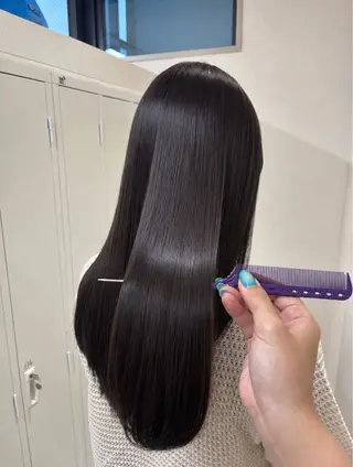 ロング 透明感カラーボブ レイヤー/asukaのヘアスタイル