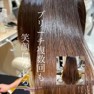ロング 縮毛矯正、髪質改善/ 松田 龍之介のヘアスタイル