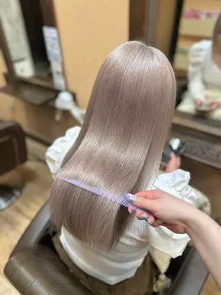 ロング カラー ボブ,レイヤー🩵 Maho🐻‍❄️のヘアスタイル