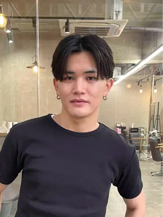 ショート メンズ ✂︎メンズ特化船橋 パーマ優希のヘアスタイル