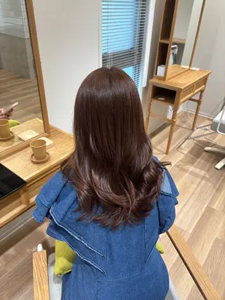 セミロング カラー RINNO🌷透明感 カラー/髪質改善のヘアスタイル