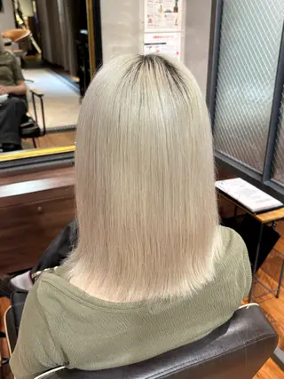 ロング 暗くならない白髪染め 🫧菅原新夢のヘアスタイル