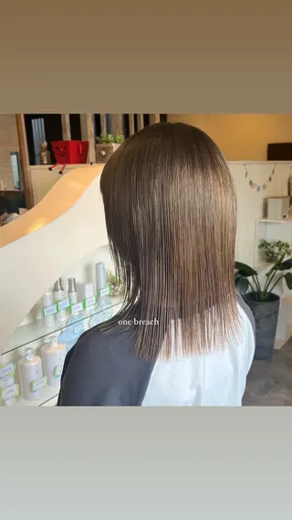 ミディアム カラー レイヤー/透明感艶 カラー丸山ななほのヘアスタイル