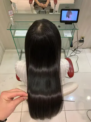 ロング 縮毛矯正/パーマ EARTH髙橋のヘアスタイル