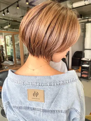 ショート カラー FERIA池田 田岡啓佑のヘアスタイル
